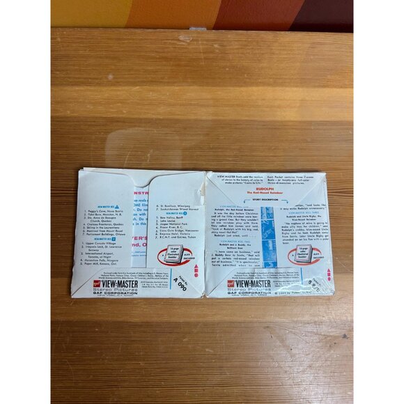 Vintage view master stereo pictures world travel Canada and Rudolph - Picture 2 of 2